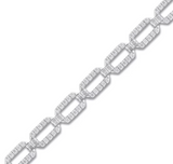 Moissanite Diamond Bracelet  - اسوارة الماس الموزنايت