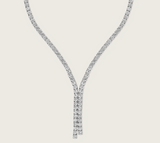 3mm | Moissanite Diamond Tennis Necklace | 0.15 carat |  قلادة الماس الموزنايت تنس