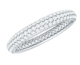 Moissanite Diamond Ring - Band -  خاتم الماس موزنايت