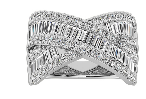 Moissanite Diamond Ring - خاتم الماس موزنايت