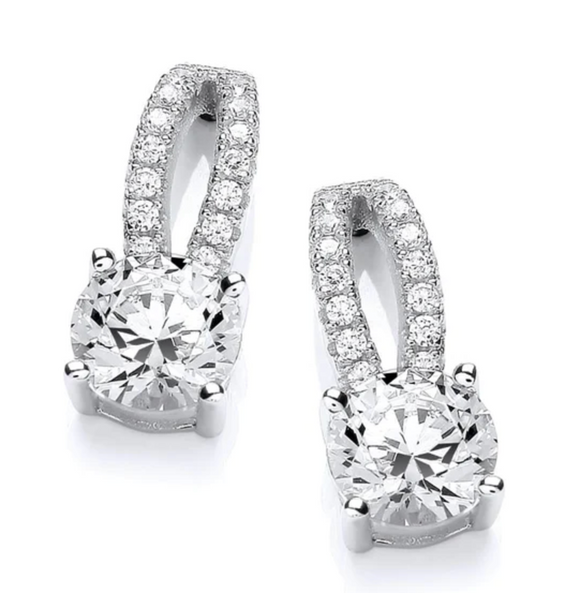 Moissanite Earring- -حلق الماس الموزنايت