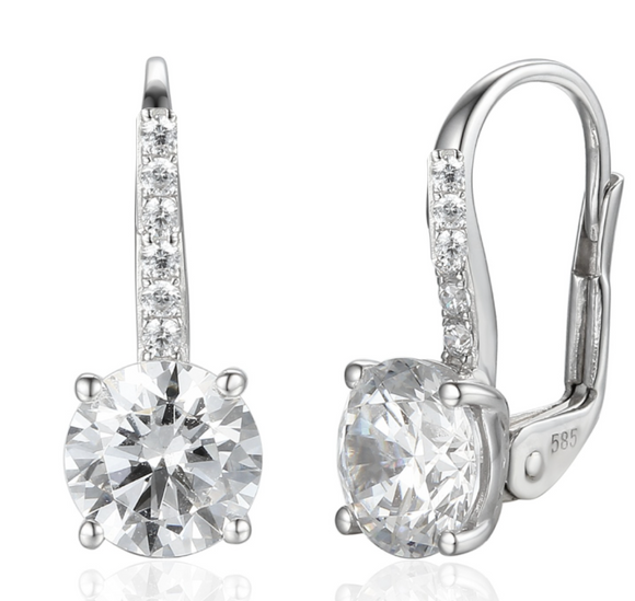 Moissanite Earring- -حلق الماس الموزنايت