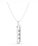 Moissanite diamond necklace - ميسكا  - قلادة الماس الموزنايت