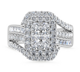 Moissanite Diamond Ring PRINCESS  - خاتم الماس موزنايت