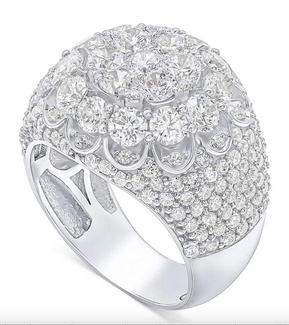 Moissanite Diamond Ring Flora - خاتم الماس موزنايت