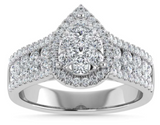 Moissanite Diamond Ring Opulent - خاتم الماس موزنايت