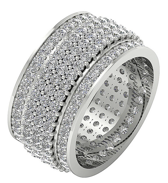 Moissanite Diamond Ring Precious  - خاتم الماس موزنايت