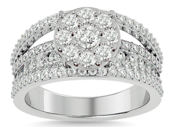 Moissanite Diamond Ring Exclusive  - خاتم الماس موزنايت