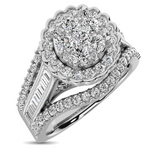 Moissanite Diamond Ring Fiery - خاتم الماس موزنايت