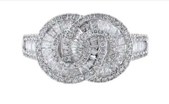 Moissanite Diamond Ring - خاتم الماس موزنايت