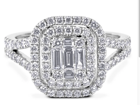 Moissanite Diamond Ring - خاتم الماس موزنايت
