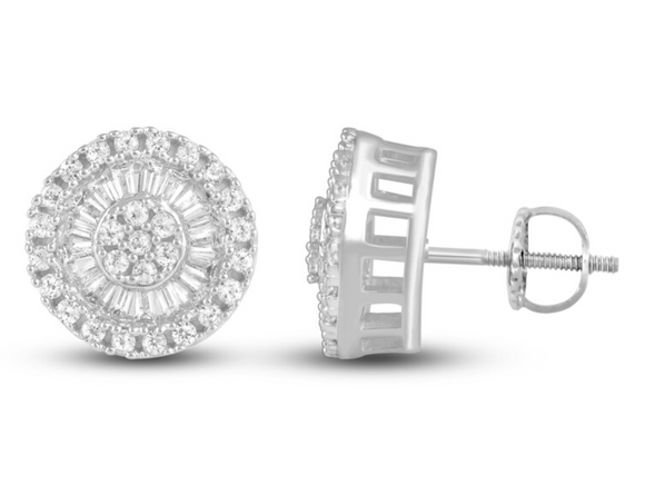 Moissanite Diamond Earring- -حلق الماس الموزنايت