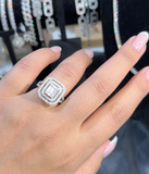 Moissanite Diamond Ring - خاتم الماس موزنايت