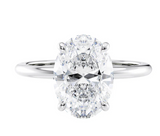 Moissanite Diamond Ring - خاتم الماس موزنايت 4.5 قيراط