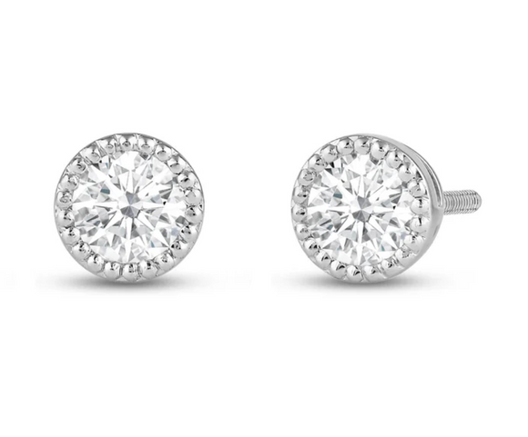 Moissanite Earring- -حلق الماس الموزنايت