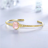 Natural  Rose Quartz Bracelet - اسوارة حجر الروز كوراتز