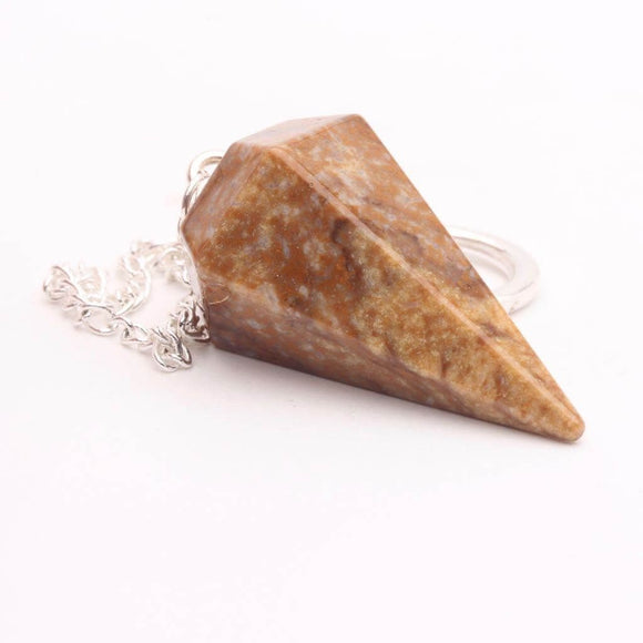 Yellow Jasper Pendulum - بندول حجر الجاسبر