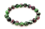 إسوارة حجر الزوزيت روبي - Bracelet ound zouizite ruby