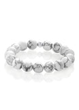 اسوارة حجر الهولايت -Howlite Bracelet
