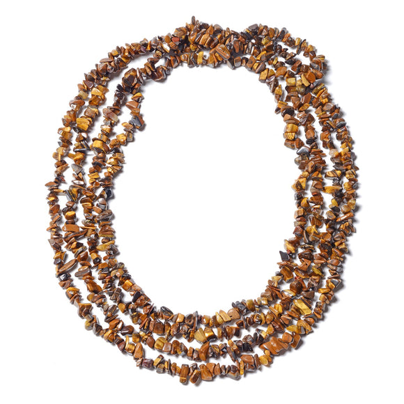 قلادة التايجر أي-Tiger Eye Beads Chips