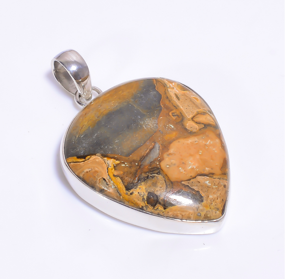 Cobra Jasper Gemstone Pendant - قلادة حجر الجاسبر