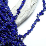 قلادة حجر اللازورد - lepis chips necklace