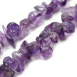 قلادة حجر الأمثيست- Amethyst Chips Beads