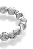 اسوارة حجر الهولايت -Howlite Bracelet